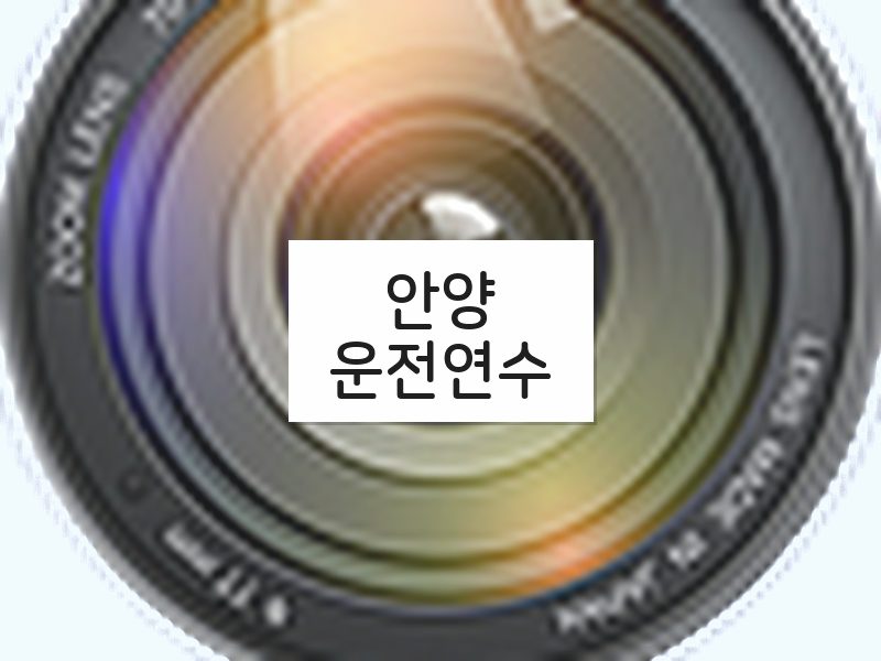 안양운전연수 후기