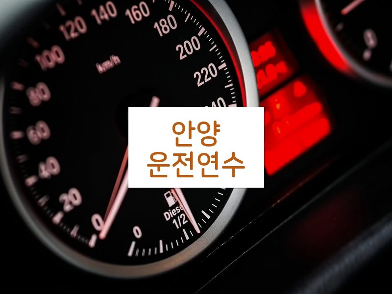 안양운전연수 후기