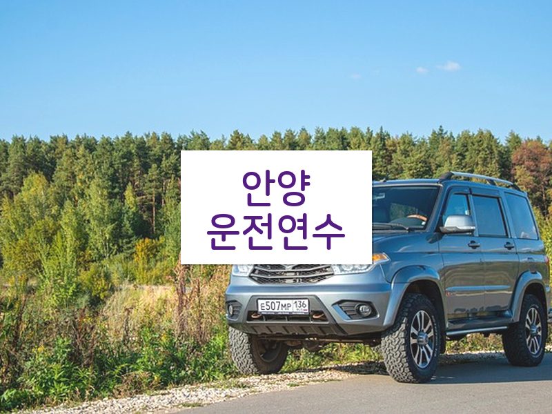 안양운전연수 후기