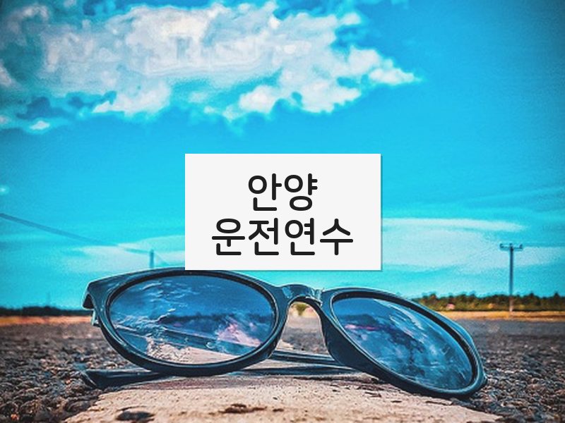 안양운전연수 후기