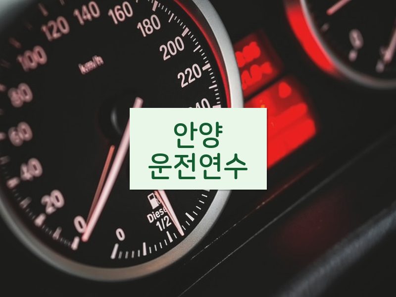 안양운전연수 후기