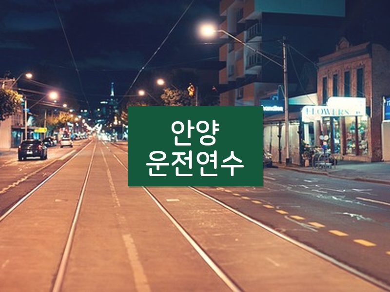 안양운전연수 후기