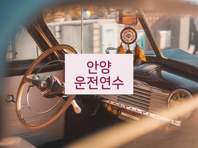 안양운전연수 후기