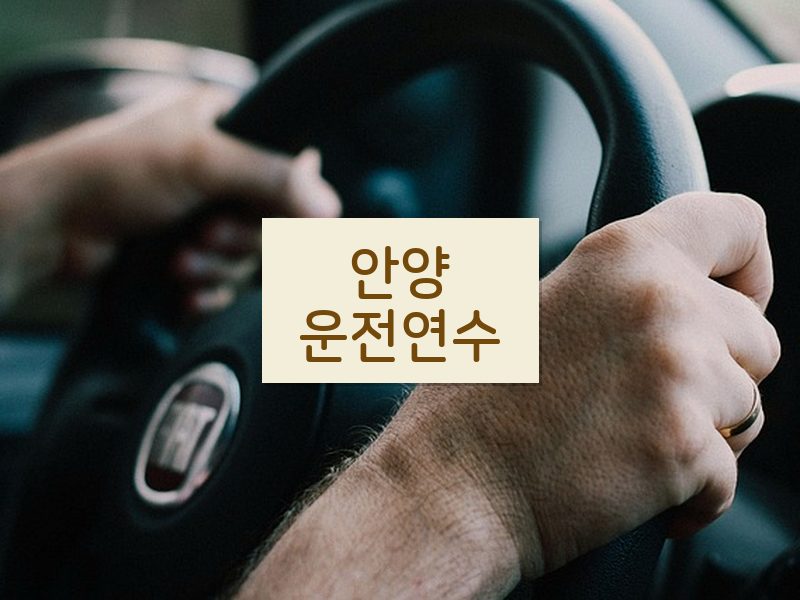 안양운전연수 후기