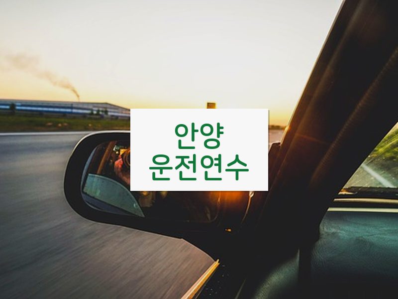 안양운전연수 후기