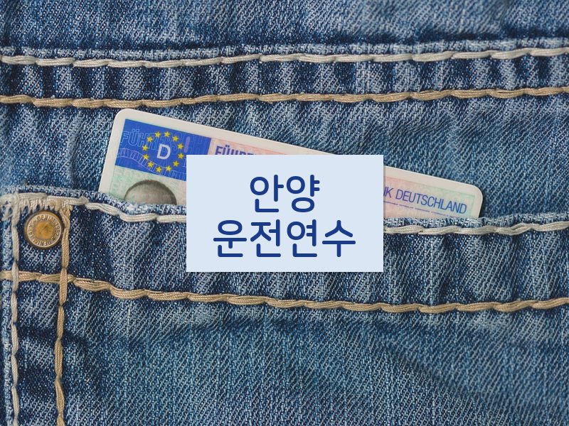안양운전연수 후기