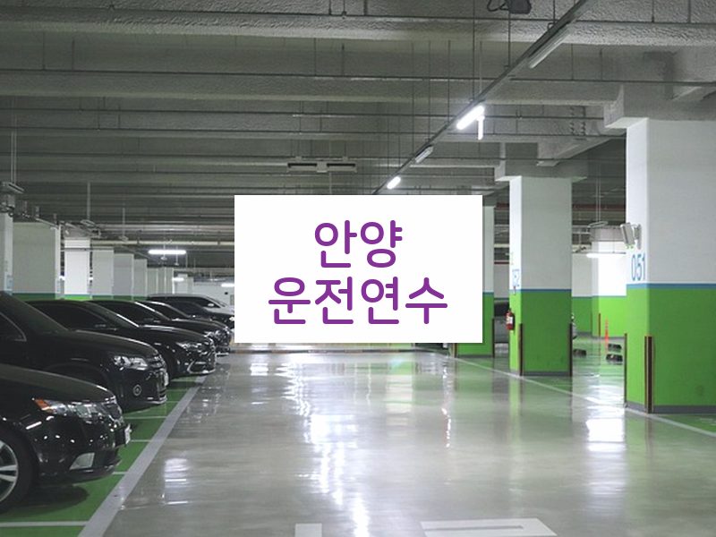 안양운전연수 후기