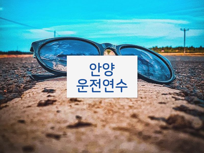 안양운전연수 후기