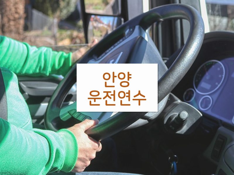 안양운전연수 후기
