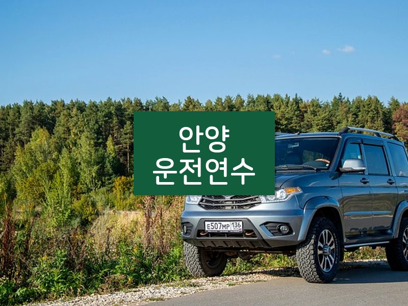 안양운전연수 후기