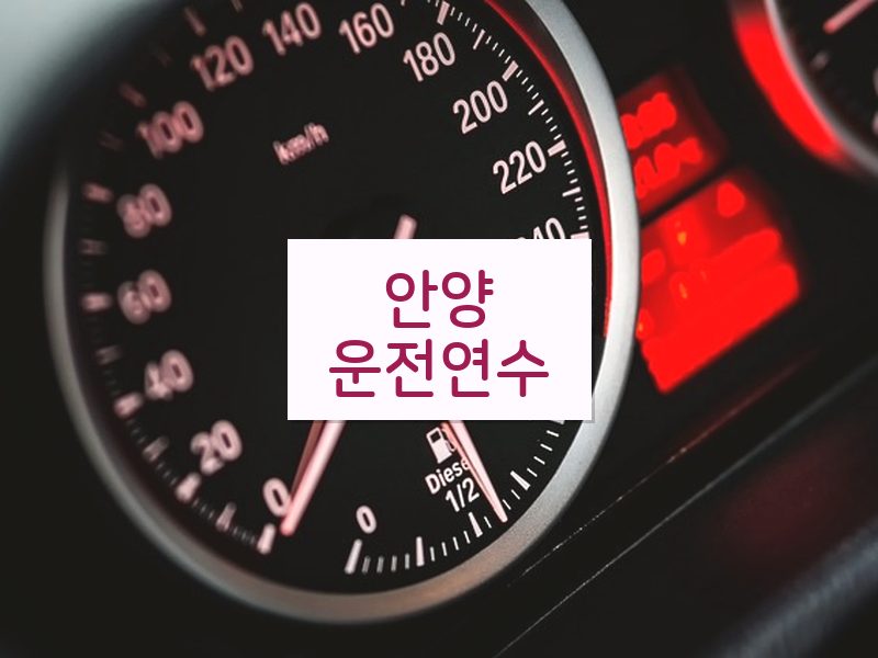 안양운전연수 후기