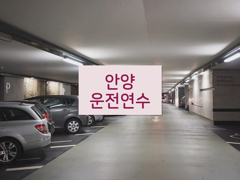안양운전연수 후기