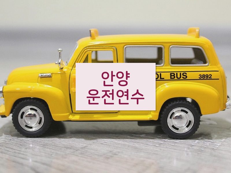 안양운전연수 후기