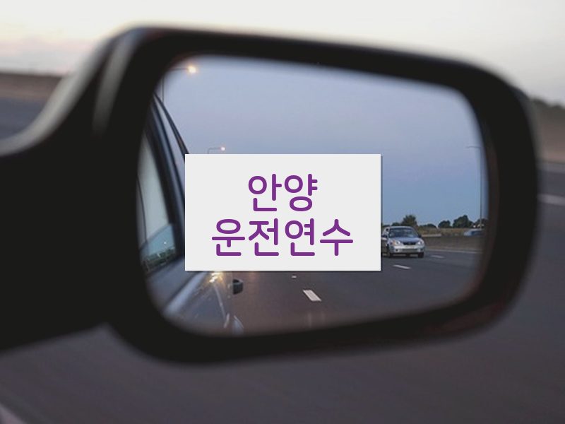 안양운전연수 후기
