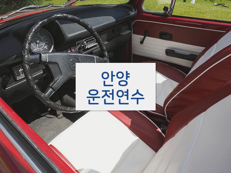 안양운전연수 후기