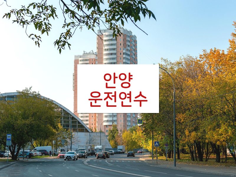 안양운전연수 후기