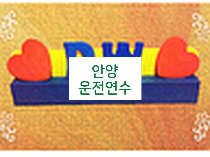 안양운전연수 후기
