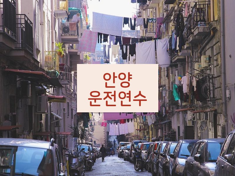 안양운전연수 후기