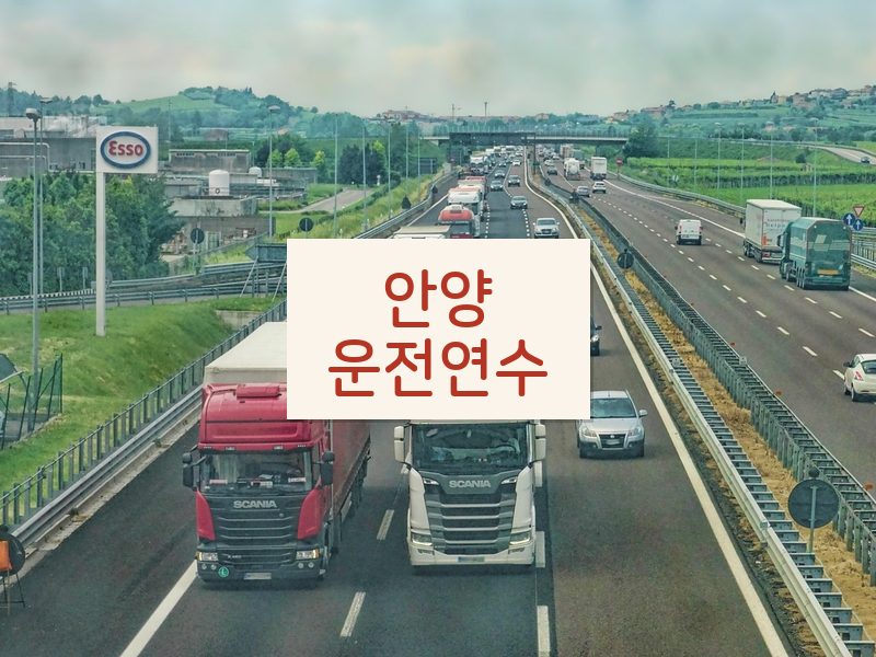 안양운전연수 후기