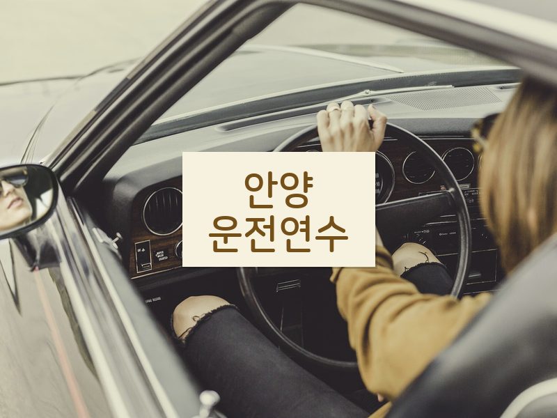 안양운전연수 후기