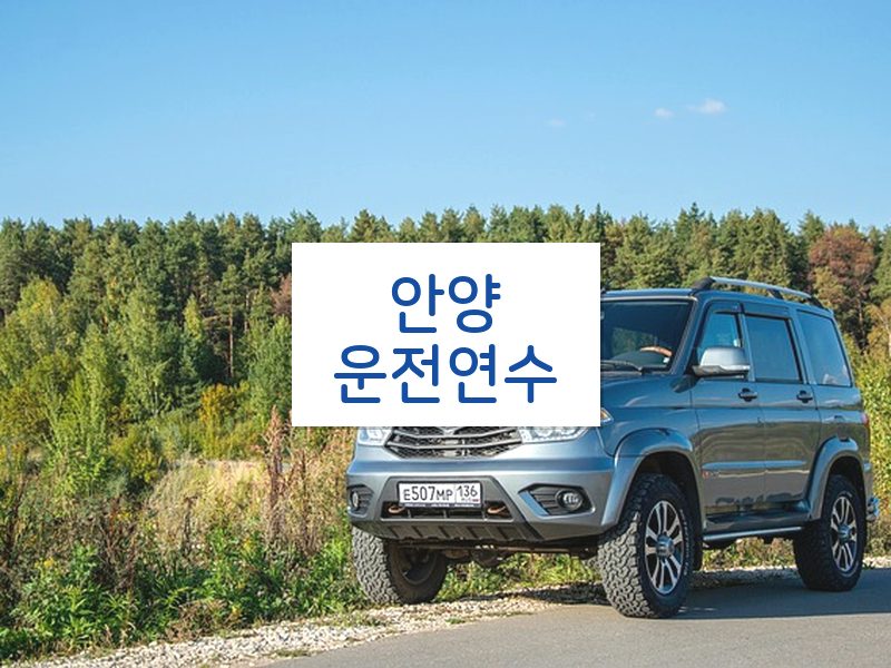 안양운전연수 후기