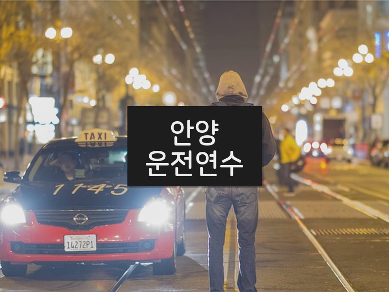 안양운전연수 후기