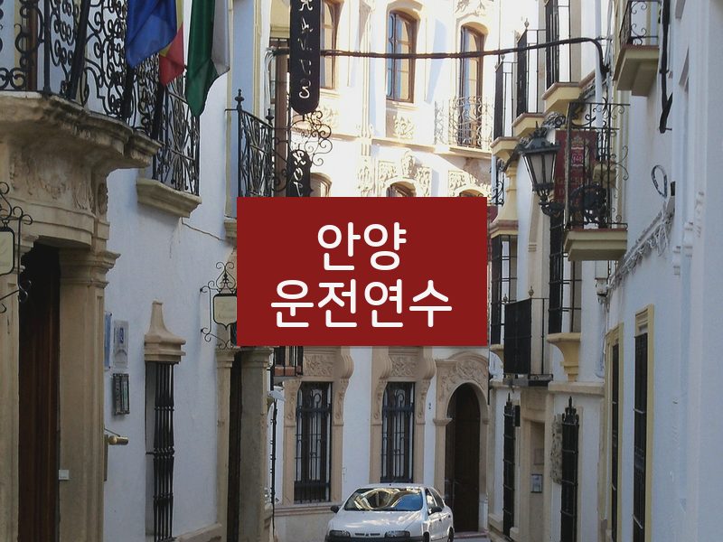안양운전연수 후기