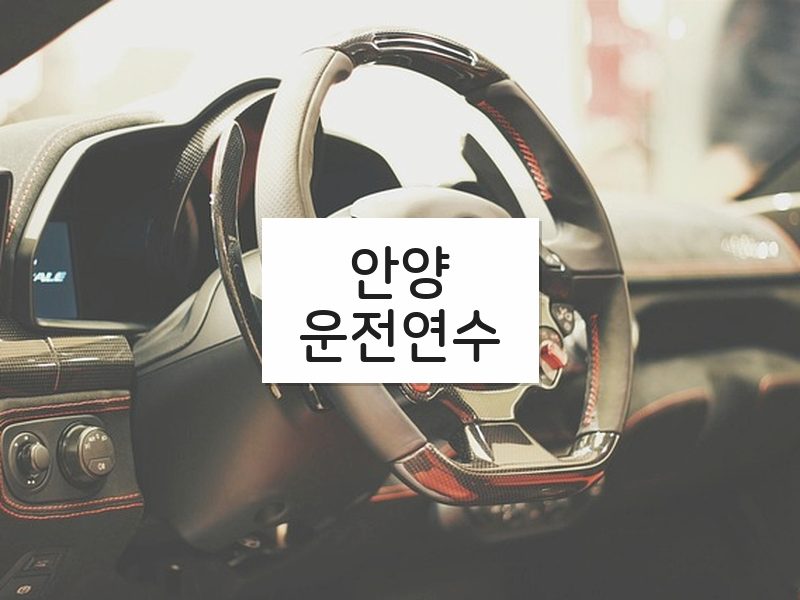 안양운전연수 후기