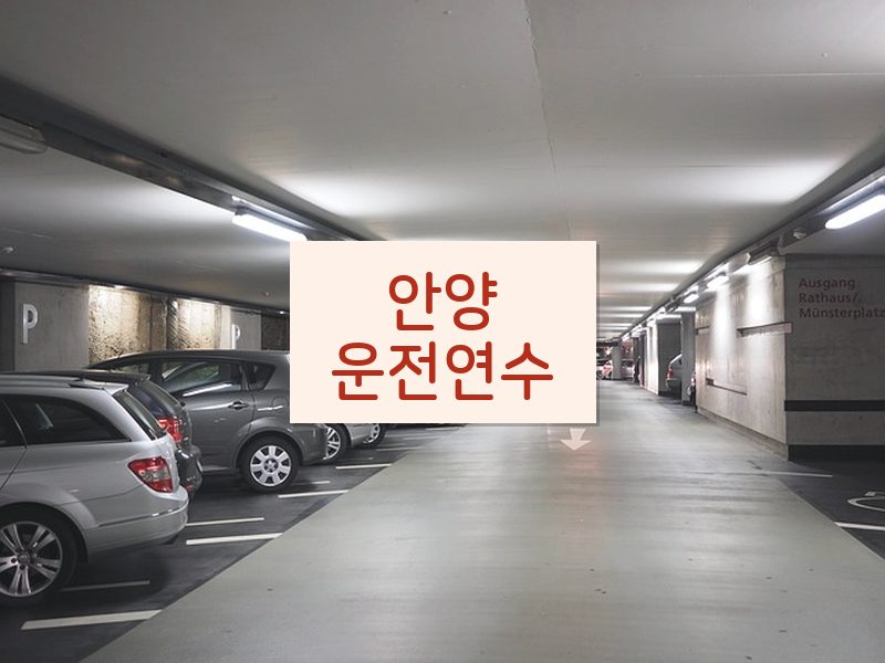 안양운전연수 후기