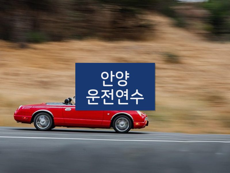 안양운전연수 후기