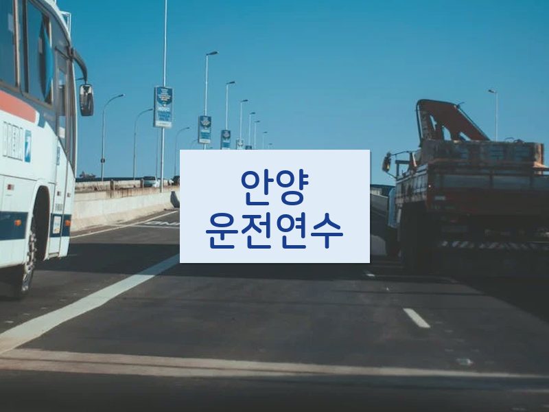 안양운전연수 후기