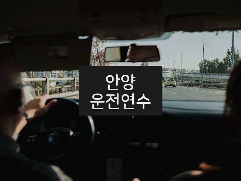 안양운전연수 후기