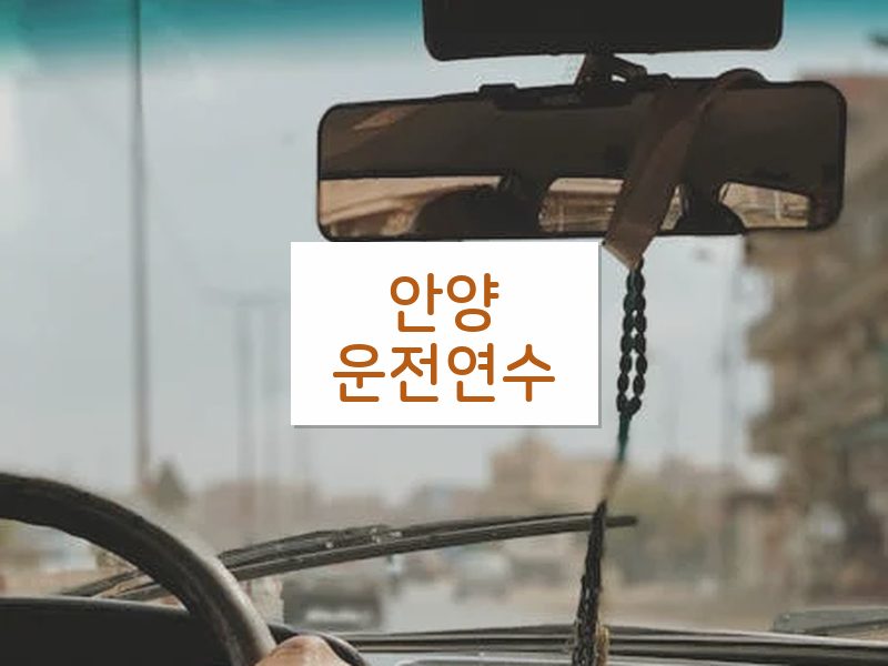 안양운전연수 후기
