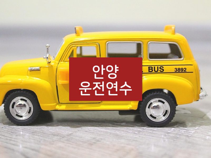 안양운전연수 후기