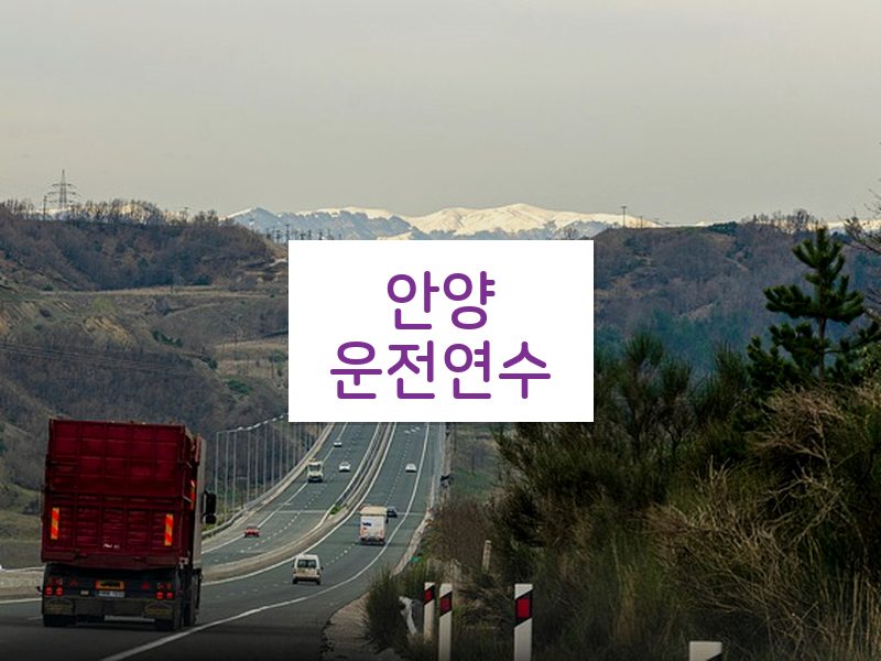 안양운전연수 후기