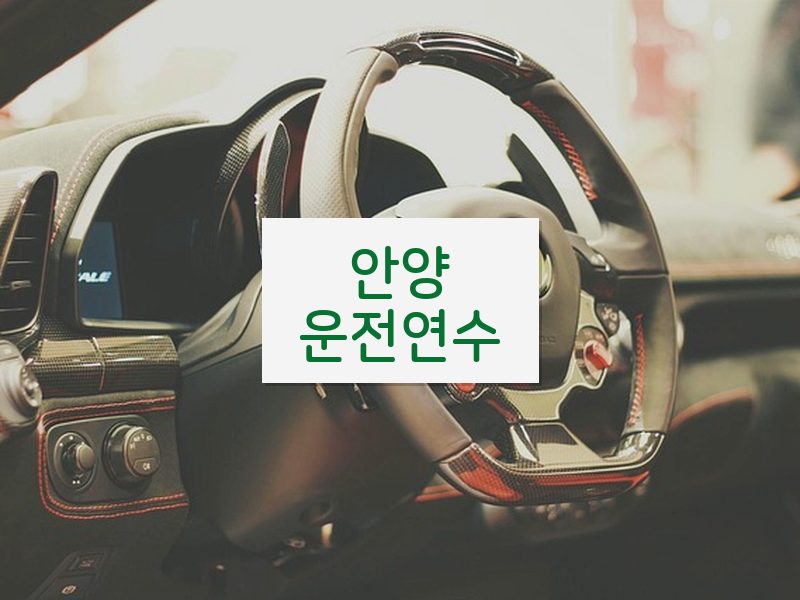 안양운전연수 후기