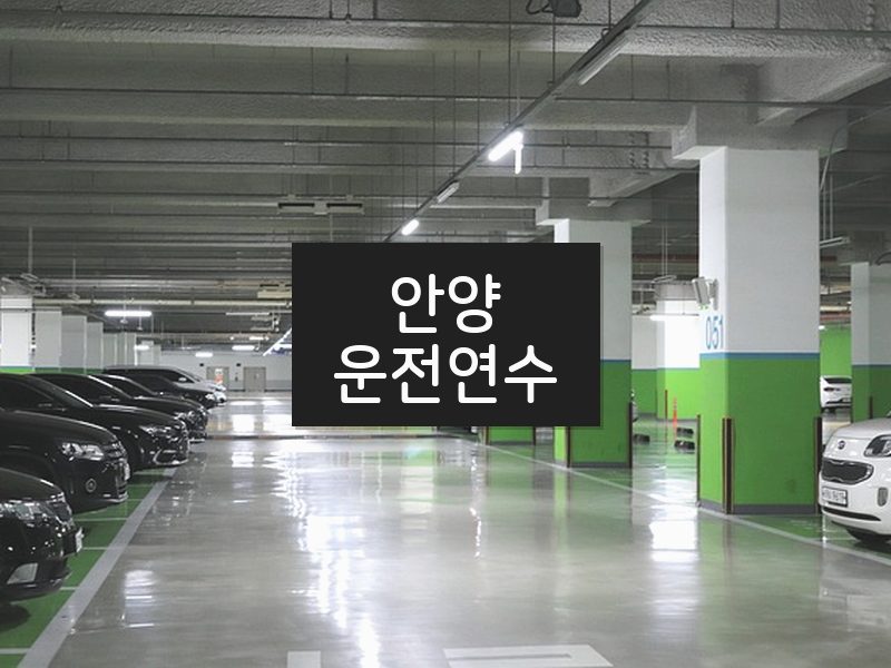 안양운전연수 후기