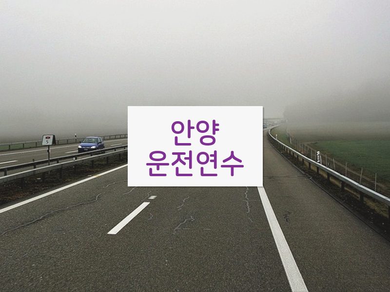 안양운전연수 후기