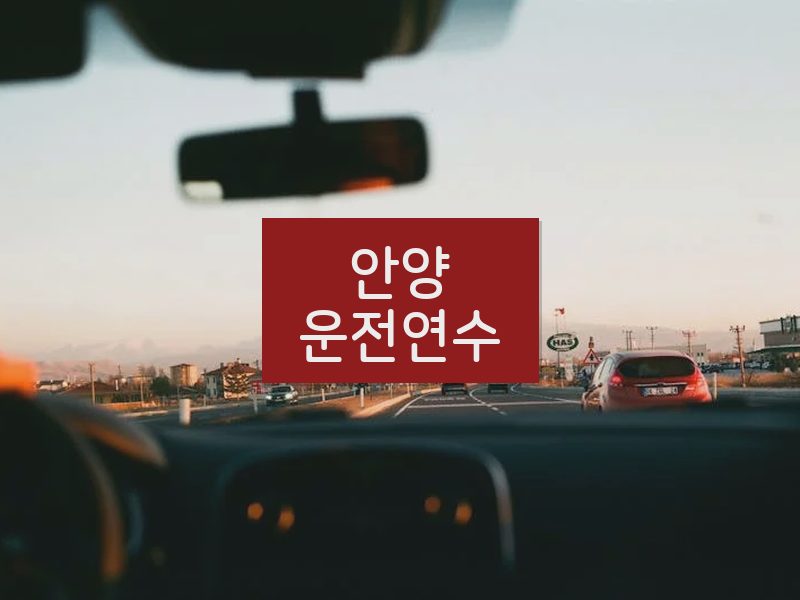 안양운전연수 후기