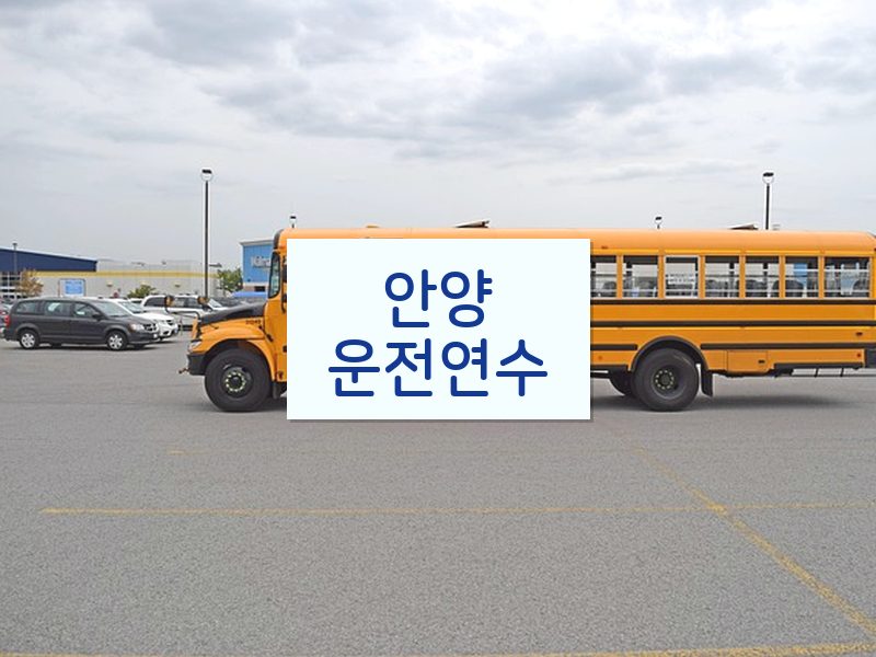 안양운전연수 후기