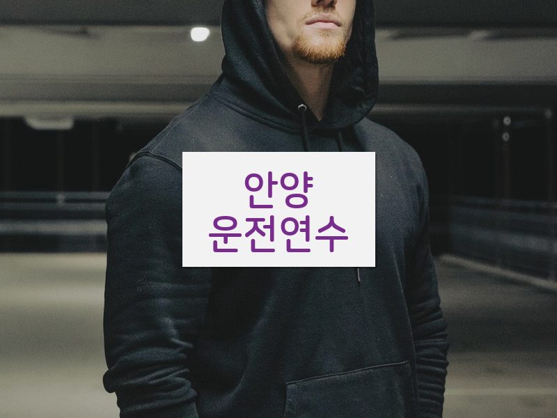 안양운전연수 후기