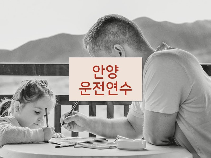 안양운전연수 후기