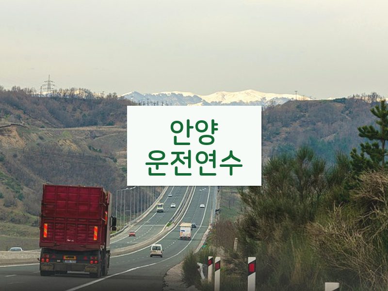 안양운전연수 후기