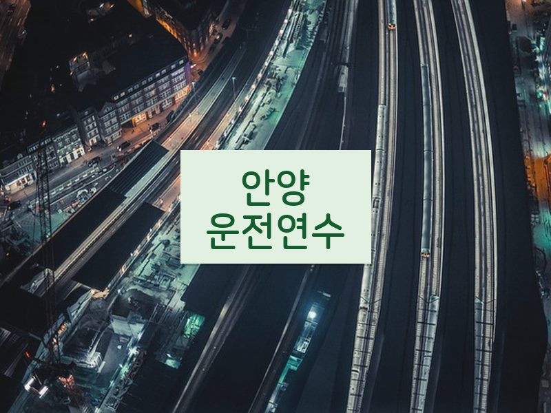 안양운전연수 후기