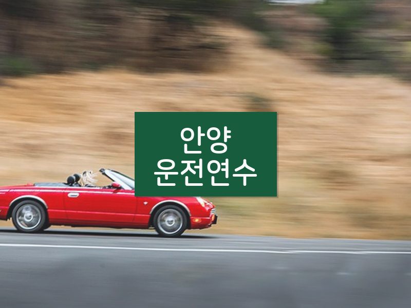 안양운전연수 후기