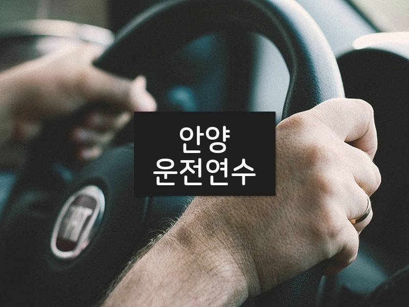 안양운전연수 후기