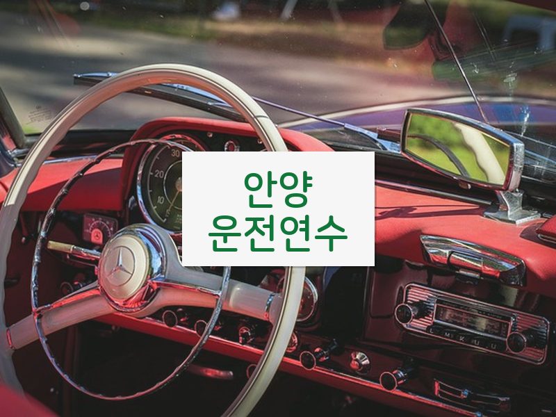 안양운전연수 후기