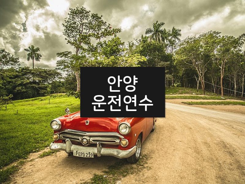 안양운전연수 후기