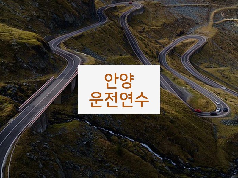 안양운전연수 후기