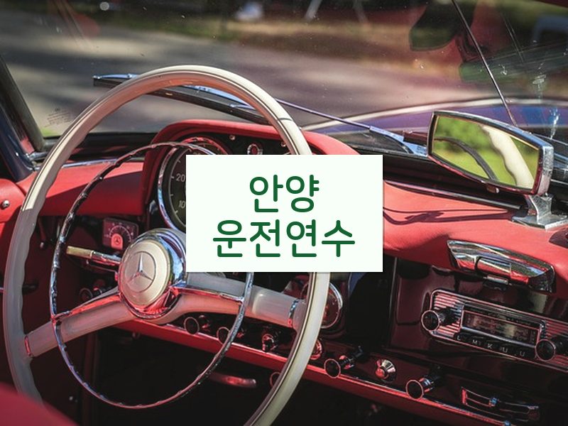 안양운전연수 후기